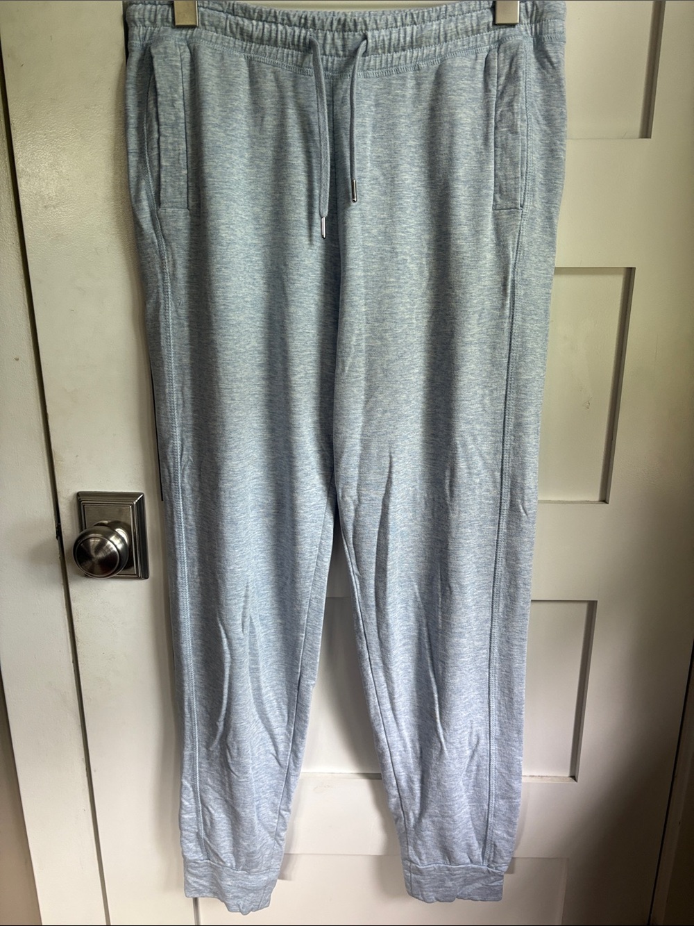 Reiss Light Blue Drawstring Jogger Pants